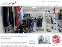 Tablet Screenshot of edgepromotions.com